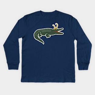 Tricky Reptile Kids Long Sleeve T-Shirt